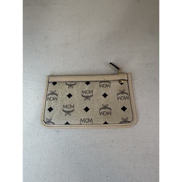 Mcm Munchen Handbag | eBay Authentic MCM Munchen 10087 Shoulder Bag Tan w/Round Coin Purse & Purse Pouch